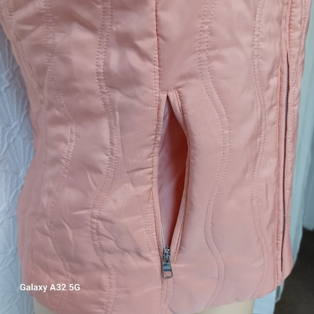 Christopher & Banks New Women Size M Peach Fabric Label Vest - Picture 5 of 13